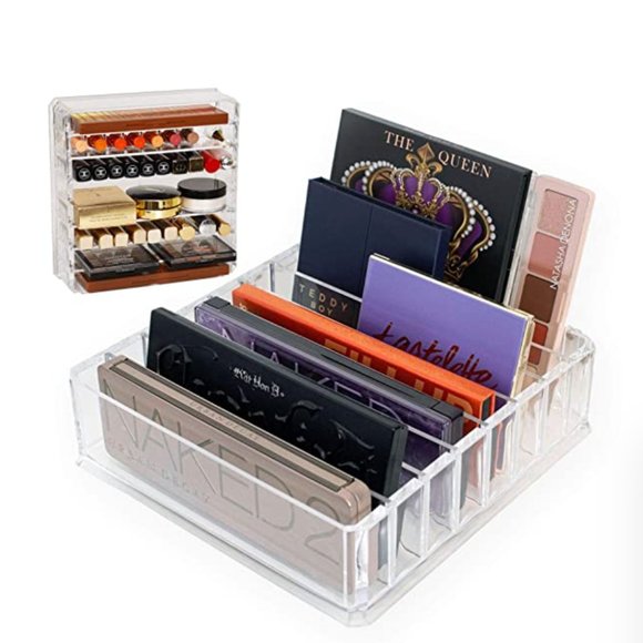 SORBUS ACRYLIC ROSE GOLD MAKEUP PALETTE ORGANIZER - Picture 3 of 6